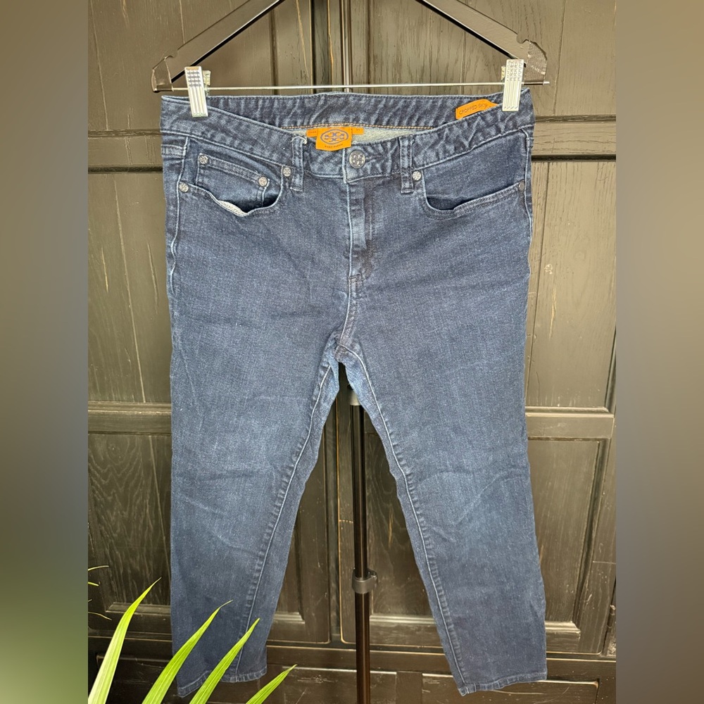 Tory Burch Dark Blue Skinny Jeans